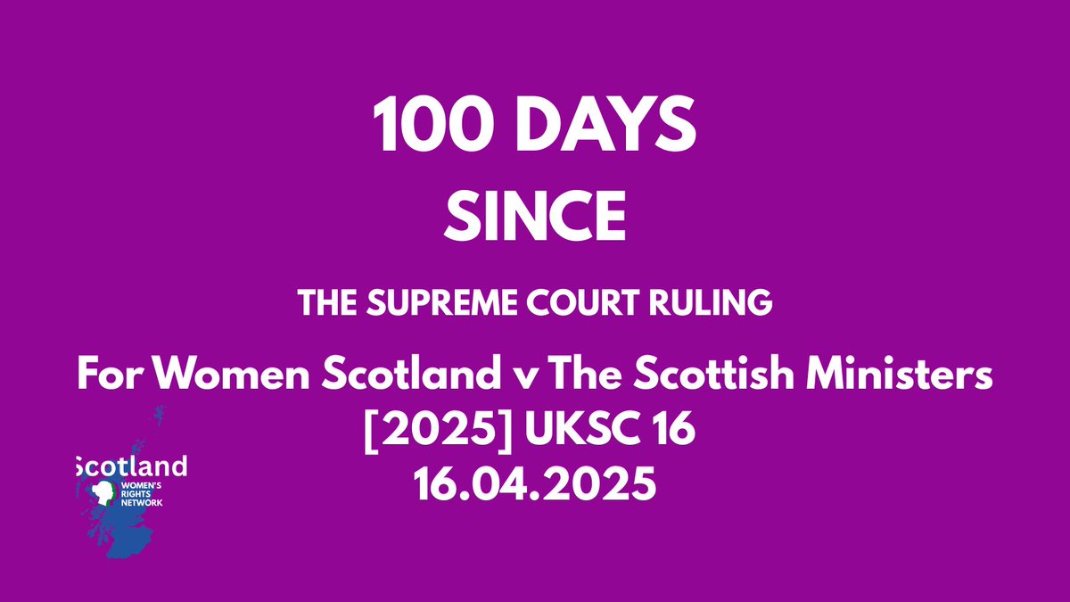 WRNScotland's tweet image. What are Scottish Equality charities saying about the Supreme Court Ruling?
Engender a Scottish "Feminist" organisation funded by Scottish Government has made no statement about the impact for women and girls. Other than they will analyse the ruling.
LGBT charities such as The…