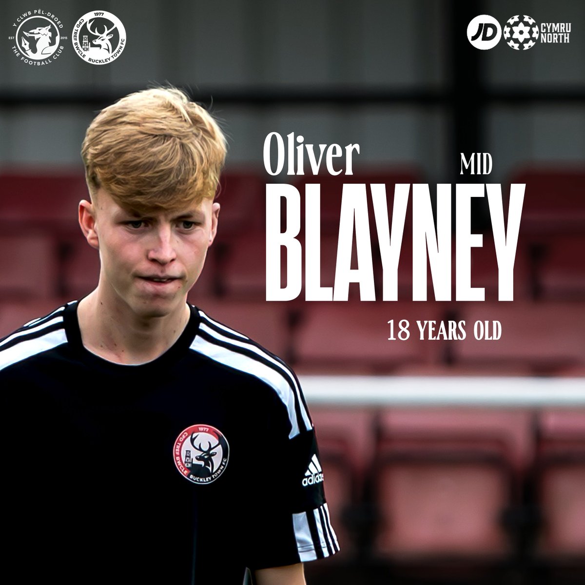 YClwbPelDroed's tweet image. North Wales has an array of bright young football talent⚡️
Take a look at four of our eight Ones To Watch in the #JDCymruNorth this season 👀
Tomi Llywelyn (@HolyheadHotspur)
Oliver Blayney (@BTFCofficial77)
Alfie Vaughan (@DenbighTownFC)
Kieran Baker (@rhylfc)