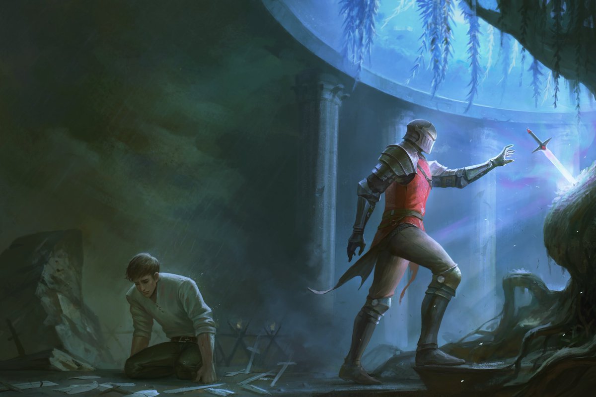 Critical_Scribe's tweet image. I’m not here to cast judgement on people using AI art vs a real artist, but consider this post a further reinforcement of Hedge Knight being committed to being a fully human experience, and that means using no AI in its writing or the art commissioned for it.
That being said, I…
