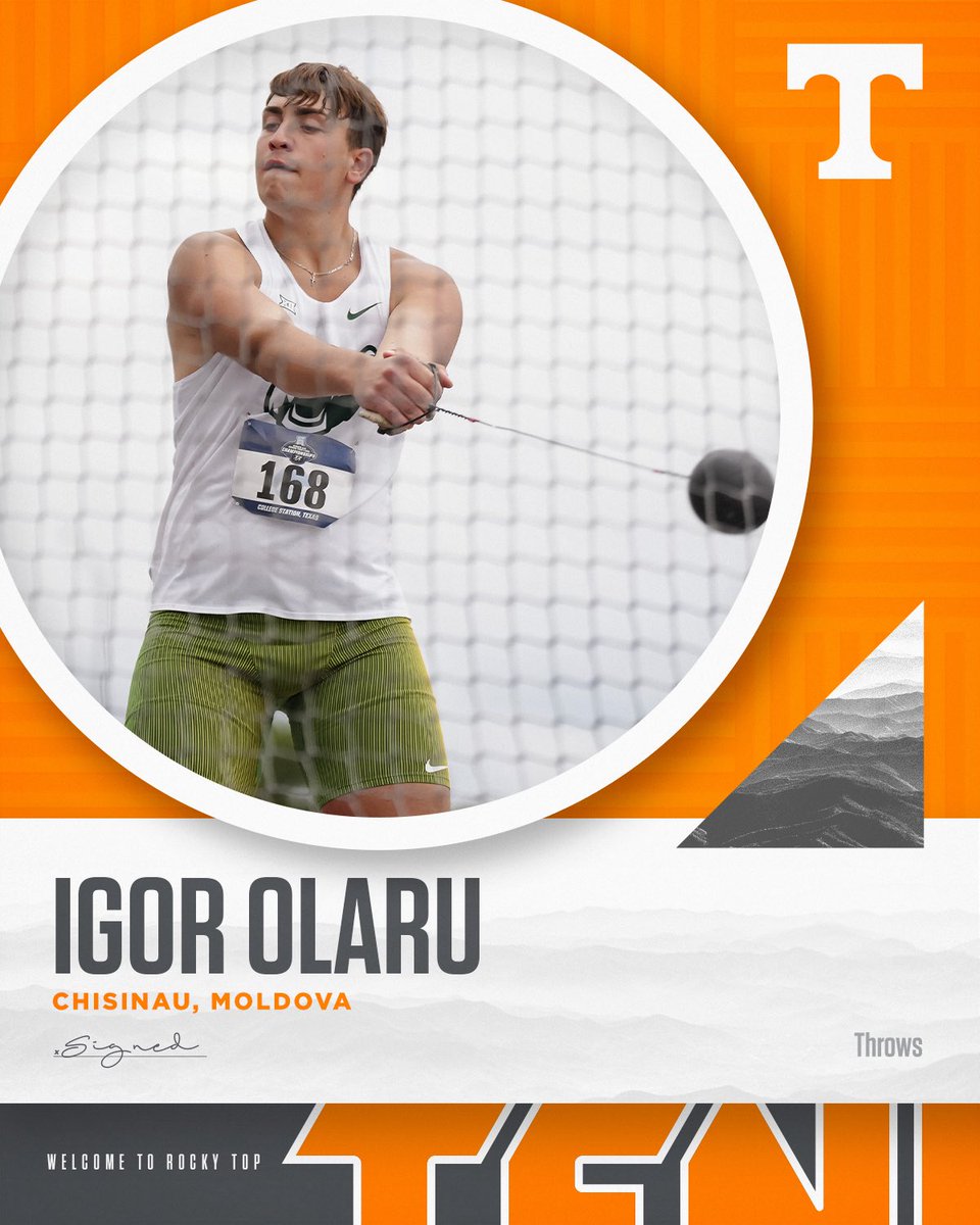 𝘄𝗲𝗹𝗰𝗼𝗺𝗲 𝘁𝗼 𝗥𝗼𝗰𝗸𝘆 𝗧𝗼𝗽 🍊🔏

The 2025 NCAA Championship qualifier + Big 12 Silver Medalist (as a true freshman) will join our throws squad this fall! 💪

Igor Olaru / <a href="/Igor_Olaru1/">Igor</a>
Hammer • 67.08m (220-1)