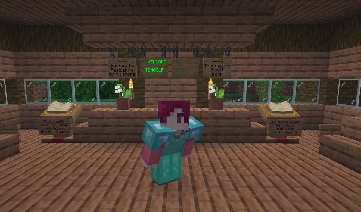 Itsprobablydee's tweet image. #osc #cheesecraft
me and bf are making a tengolf town ummmm visitor center is there and so are residency apps come live here
