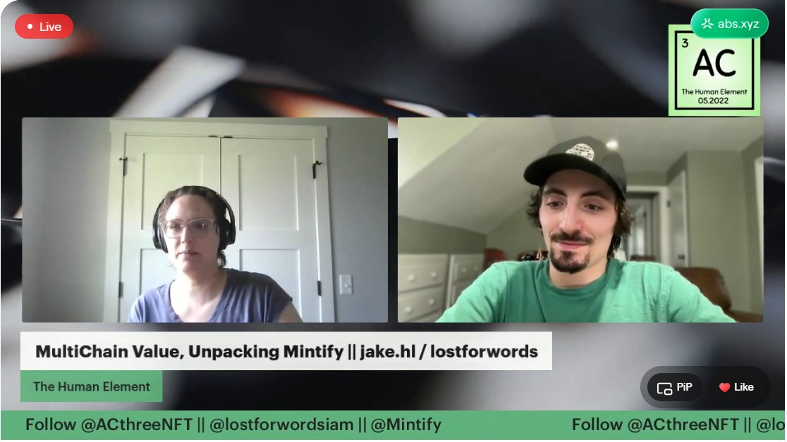 ACthreeNFT's tweet image. LIVE with @lostforwordsiam of @Mintify
portal.abs.xyz/stream/ACThree