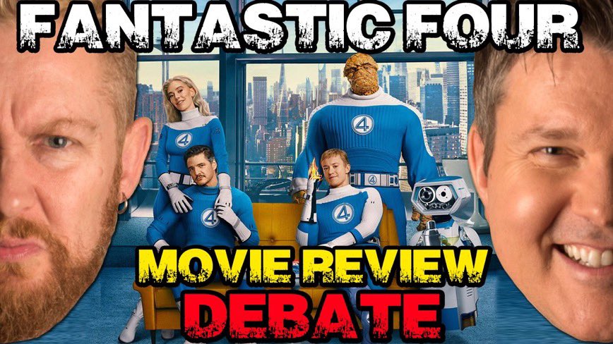 Film Fury films Fantastic Four fun! 

<a href="/HCGSHOW/">Johnny Millenium</a> and I reunited for our review of #FantasticFour #FantasticFourFirstSteps. 👇🏻

THE FANTASTIC FOUR: FIRST STEPS Movie Review - With Happy Console Gamer! - Electric Playground
youtu.be/9UUs0rj4FJY