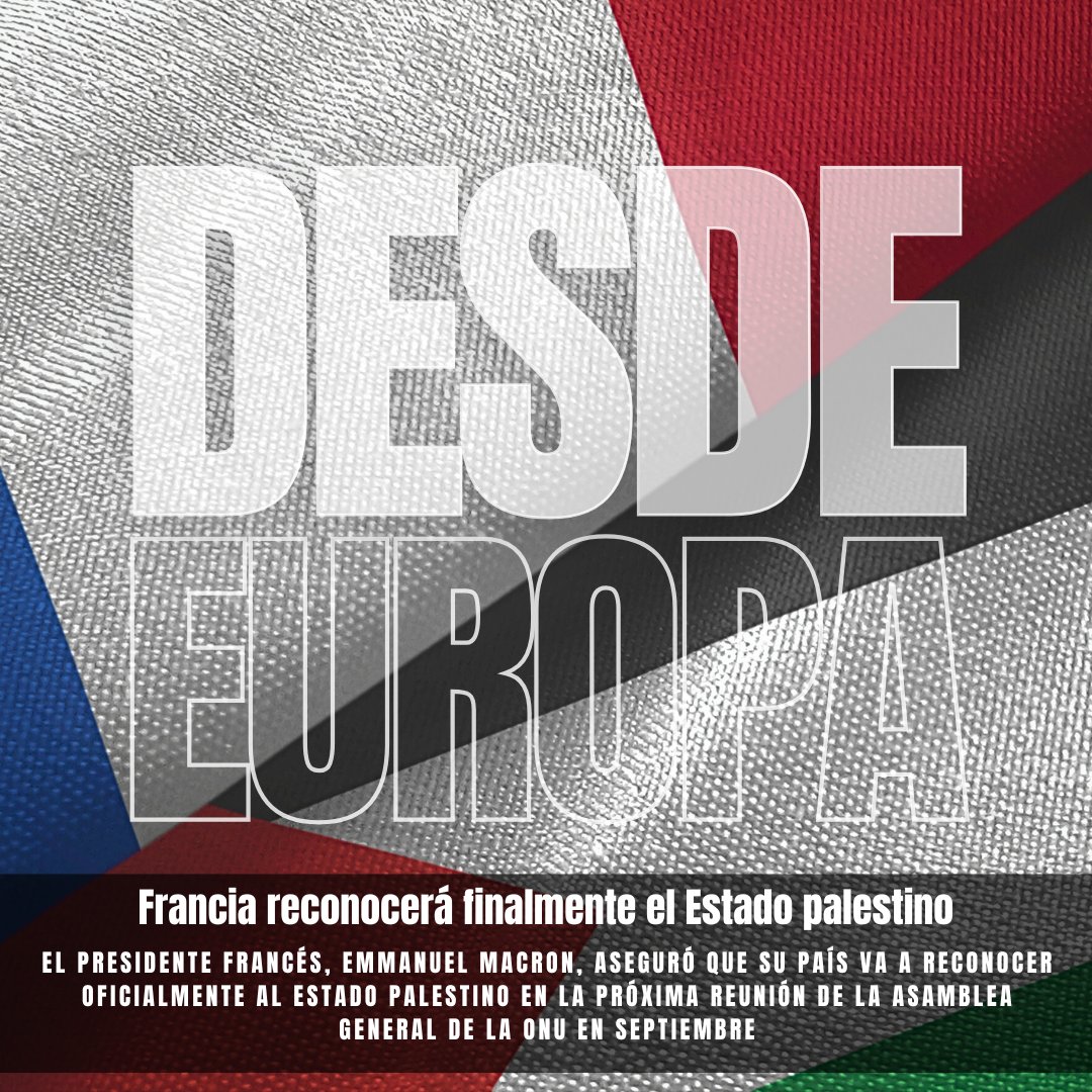 contralinea's tweet image. #DesdeEuropa y el mundo con @Hector_Badillo
- #Francia reconocerá finalmente el #EstadoPalestino
- #Irán y #Europa reanudan conversaciones sobre su #ProgramaNuclear
- Selección femenina española (@SEFutbolFem) vence a #Alemania (@DFB_Frauen1 ) y avanza a su primera final de…
