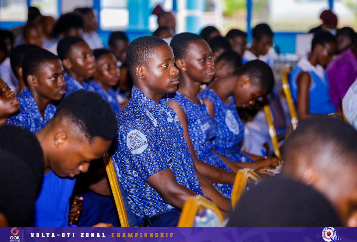NSMQGhana's tweet image. VOLTA-OTI ZONAL CHAMPIONSHIP:
End of Round 3
Wovenu SHTS: 35pts
Anlo SHS: 34pts
Kadjebi-Asato SHS: 30pts
OLA SHS, Ho: 21pts
@Goil_Official
#NSMQ2025 #Primetime