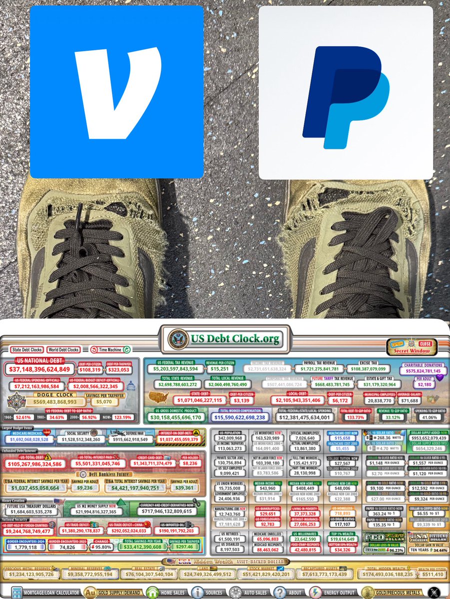Kagan_M_Dunlap's tweet image. 📺: BREAKING: Venmo and PayPal users can now contribute money directly to the U.S. Treasury to help reduce the national debt, which currently stands at approximately $36.7 trillion.
This is facilitated through the Treasury Department’s “Gifts to Reduce the Public Debt” program…