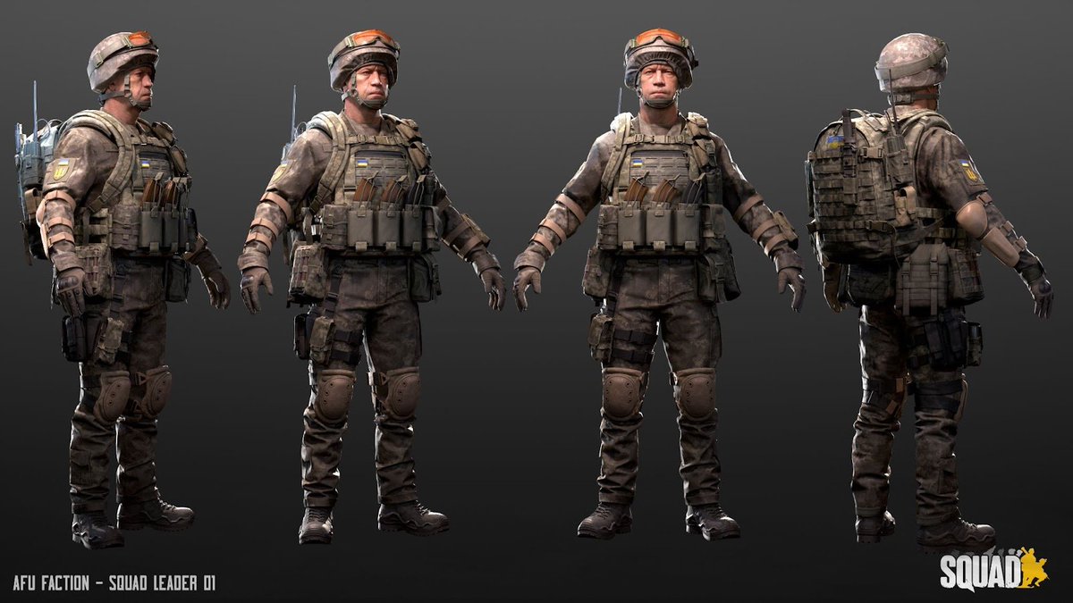 MoiDawg's tweet image. Ukraine is officially coming to Squad.
The Squad Leader looks like he's actually been out on the front for the past 3 years