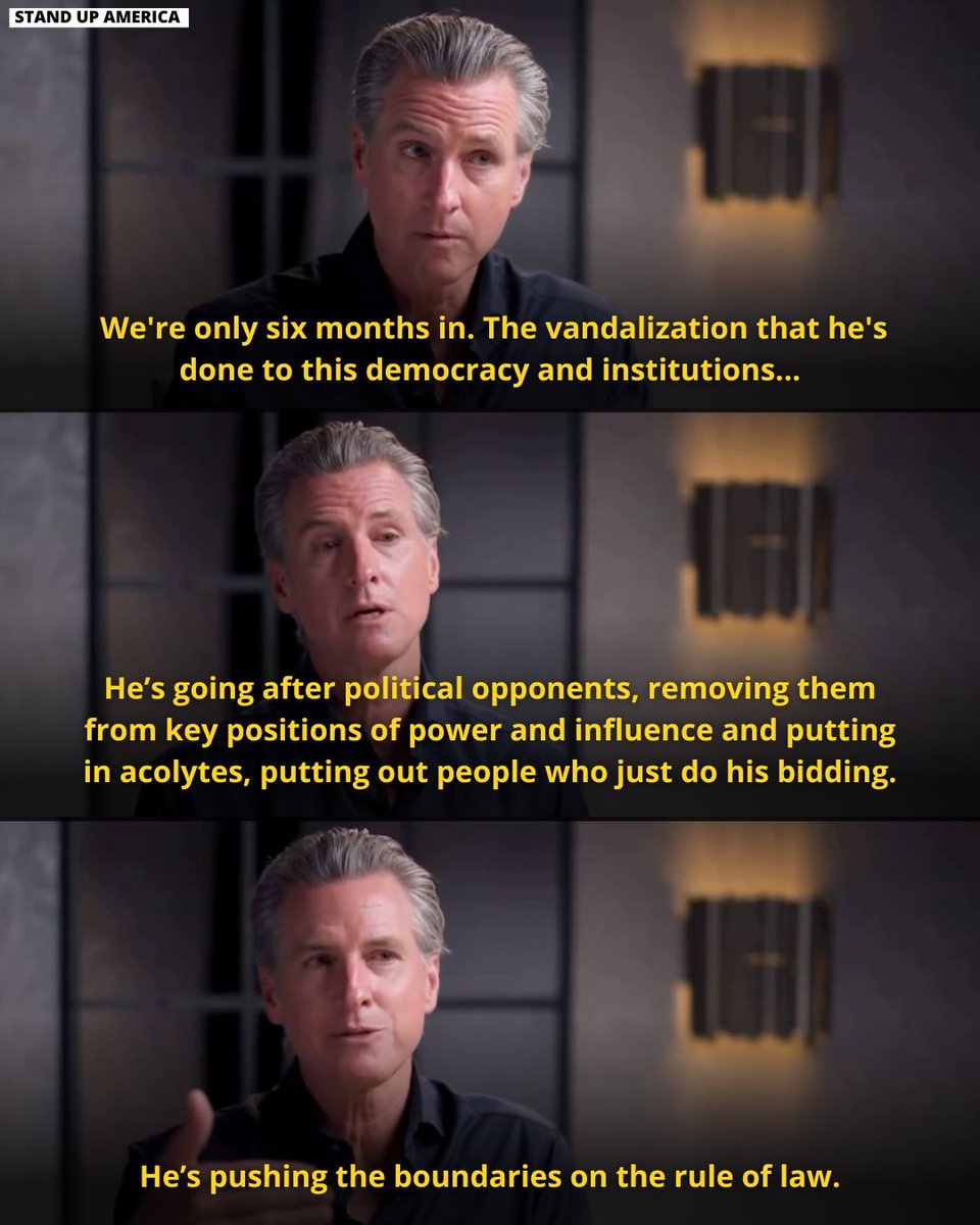 StandUpAmerica's tweet image. Donald Trump is trying to dismantle our democracy brick by brick. It’s time to pay attention and take a stand.