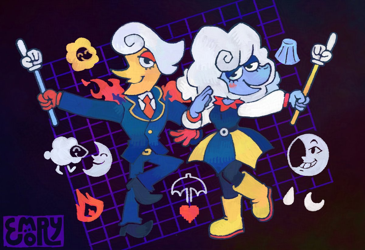 Elnina &amp; Lanino from #DELTARUNE chapter 3