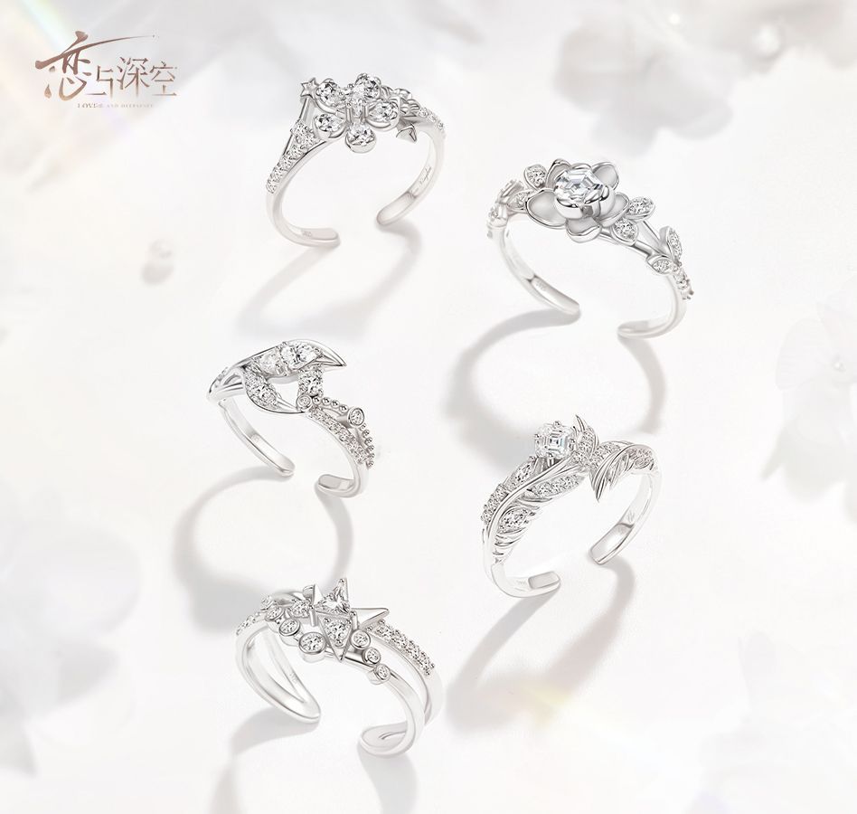 AitaiKuji's tweet image. 💍 Promise an eternal vow with the destined Love and Deepspace wedding rings! Each sterling silver ring is perfectly designed to represent your LI!
⬇️ Pre-order today!
🛒 buff.ly/hyCIVrh
📆 Release Date: February 2026
#LADS #LoveandDeepspace