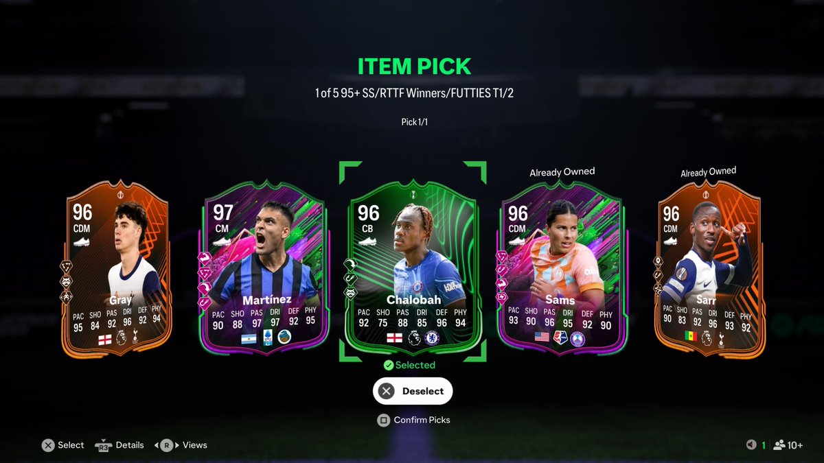 FUTWIZ's tweet image. W from the 1 of 5 95+ pick?