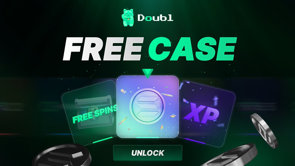 Solrewardslol's tweet image. Win up to 10 SOL! 💜
1. Sign up using my link:
doubl.gg/?ref=solrewards
2. Use code *SOLREWARDS* to get a free case.
3. Open your free case for a chance to win 1-10 SOL!
LIMITED ONLY!! 👀