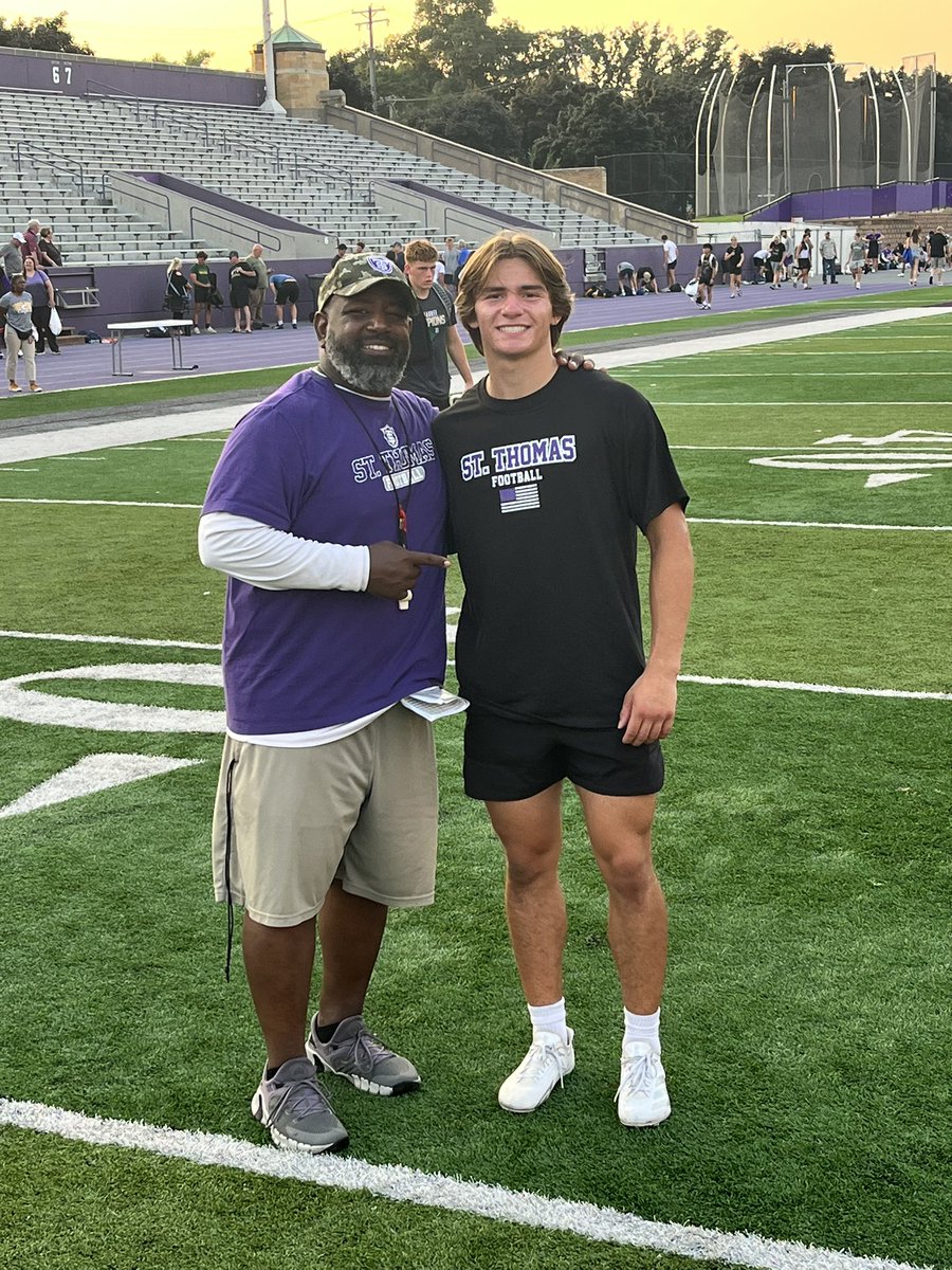 GavinCasey24's tweet image. Thank you @UST_Football for a great camp yesterday! It was a pleasure getting to meet the coaches and learn more about the team. I appreciate all of the advice from @CoachFalbo and @CoachTrot!
