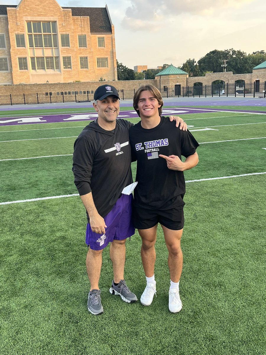 GavinCasey24's tweet image. Thank you @UST_Football for a great camp yesterday! It was a pleasure getting to meet the coaches and learn more about the team. I appreciate all of the advice from @CoachFalbo and @CoachTrot!