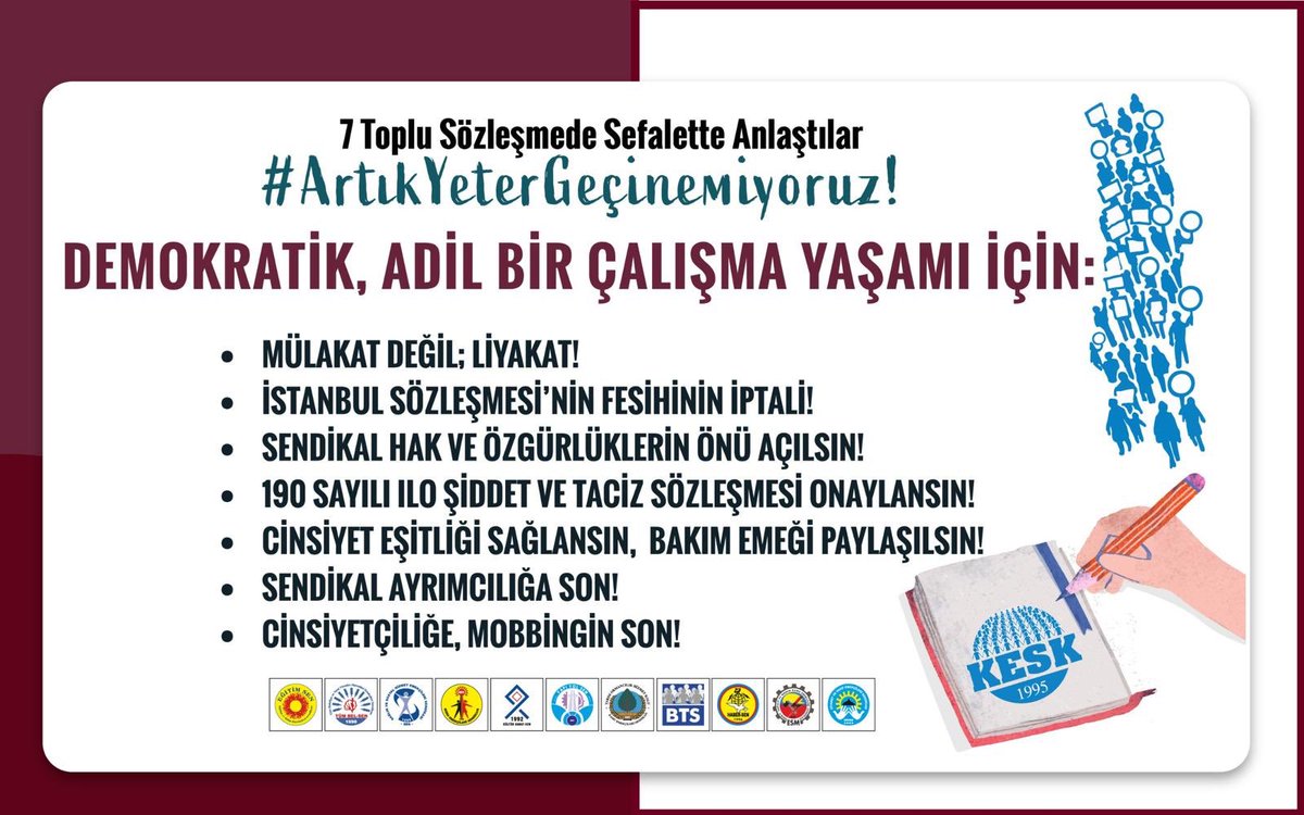 KemalIrmak_'s tweet image. İnsanca yaşam, 
Demokratik Türkiye, 
Güvenceli iş, güvenli gelecek için…
#ArtıkYeterGeçinemiyoruz!
