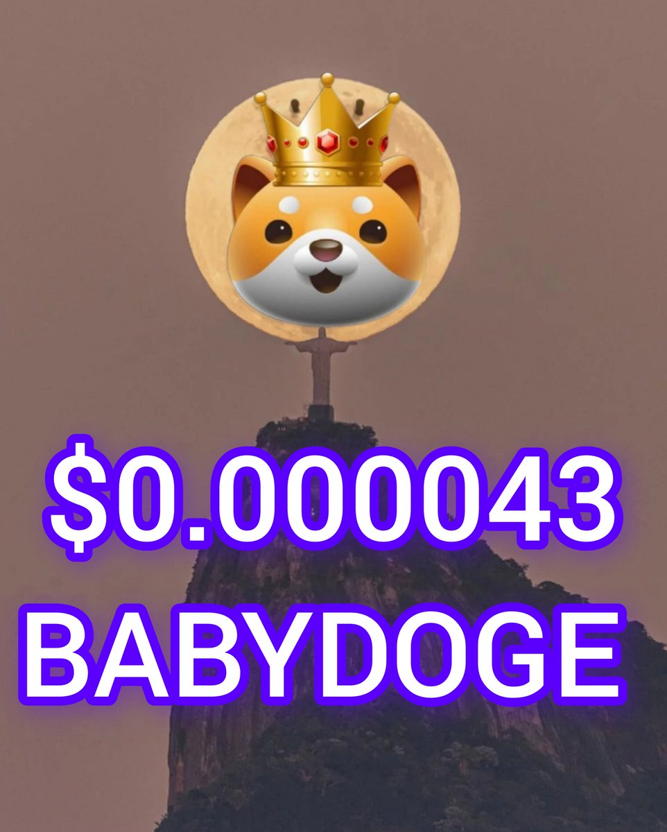 Jasmine70970's tweet image. Last chance to hop on the BabyDoge rocket! 🐶🚀 Prices are still grounded, but this loyal pup is ready to take you to the stars! 🌌 Don’t miss this cosmic opportunity! #BabyDoge #ToTheStars ✨