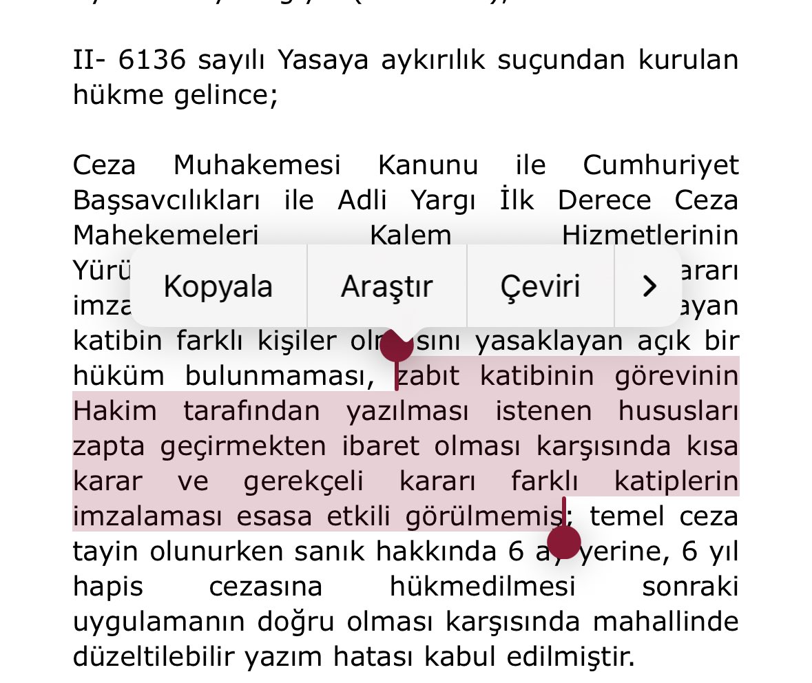 Ne yazık ki Yargıtayımız bu konuda istikrarlı değil: zira Yargıtay 8. Ceza Dairesi 2013/7971 E.  ,2014/3721 K. Sayılı kararında aynı hususu esasa etkili bir bozma sebebi olarak görmemiştir. Aşağıda ilgili kısma yer veriyorum. Dolayısıyla, özellikle ceza daireleri içtihatlardaki