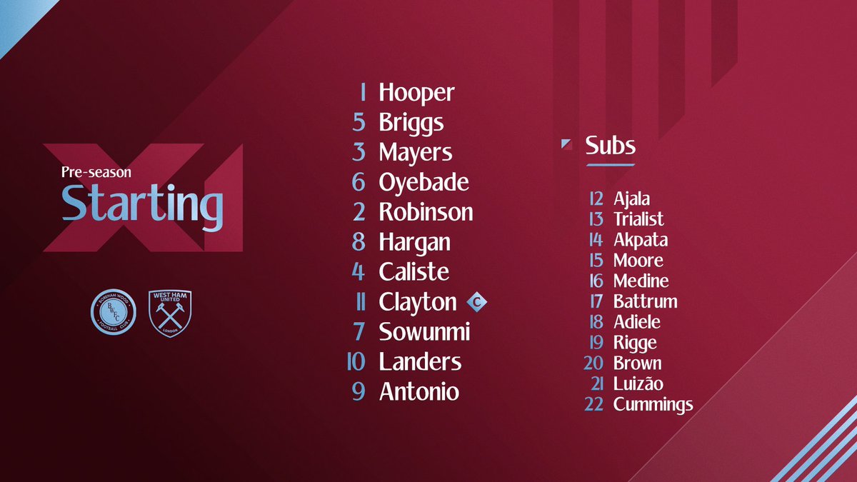 TheSharpeEnd's tweet image. Michail Antonio is starting for West Ham U21s in a pre-season friendly against Boreham Wood.
He’s technically a free agent but the club are helping him get back to full fitness.
Incredible stuff 👏
#WHUFC ⚒️
