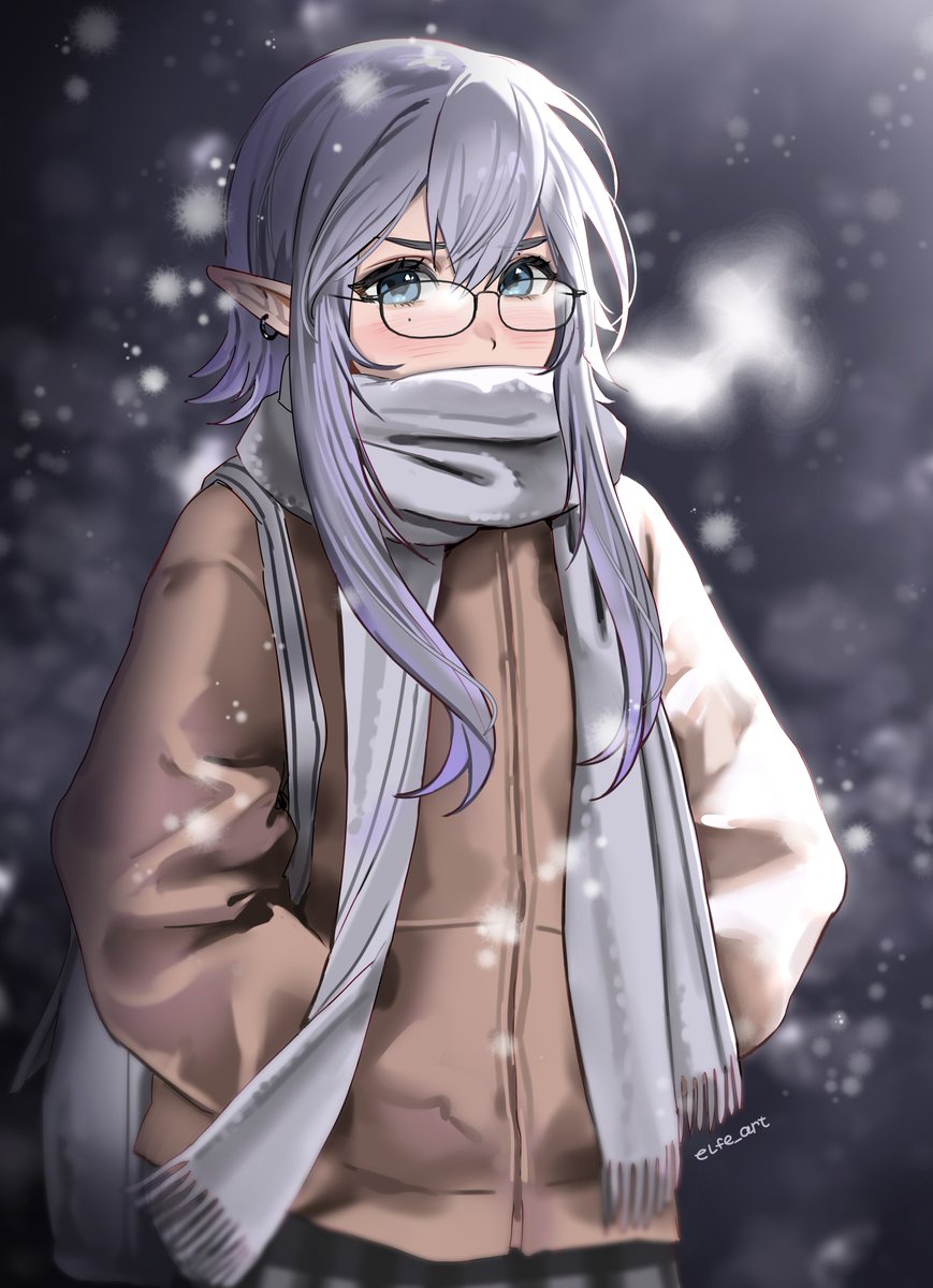 elfe_art's tweet image. hater of cold