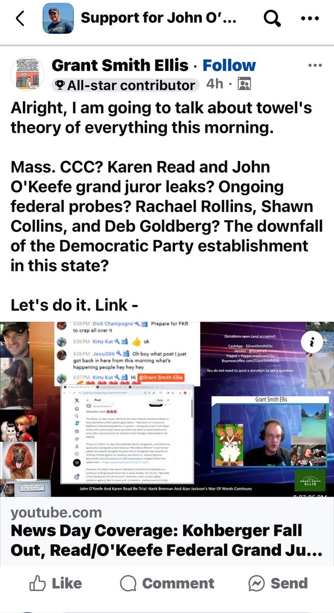 JenkinsonL79349's tweet image. Welcome to Grifters paradise  at support John O’Keefe family and friends. They never cared  about officer O’Keefe it’s all about McAlberts support. Nothing is ever posted about  justice for officer O’Keefe. Hopefully  Paul &amp;amp; peg wake up soon and demand it