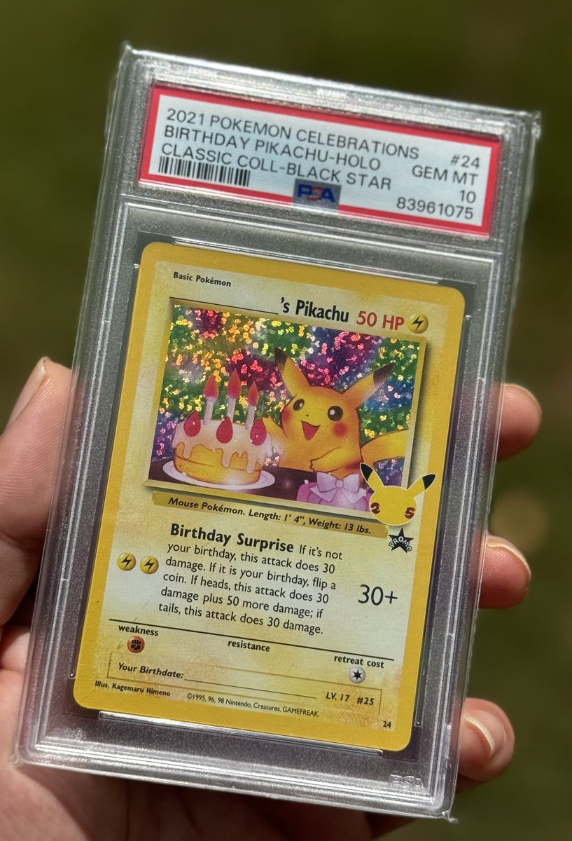 CormickRips's tweet image. Sooo who has the OG Birthday Pikachu for me 👀