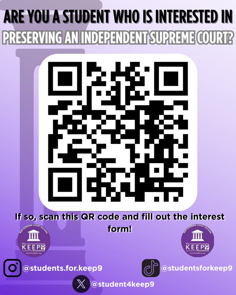 Students4Keep9's tweet photo. For those of you who are interested! Just screenshot and click the QR code. https://t.co/2S8RMb35EC
