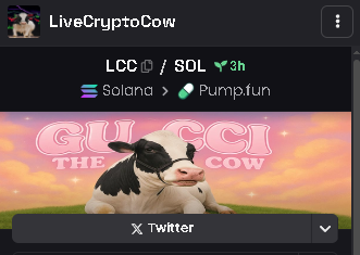 The_DexVault's tweet photo. $LLC X #GucciTheCow — a legendary link-up for the culture and the community.

$LLC is now LIVE on DEX! 🐮💸

The world’s first coin backed by hooves, humor, and hype has officially hit the big leagues.

Thank you for using $Vault X #DexVault! https://t.co/nWaIzipTCb