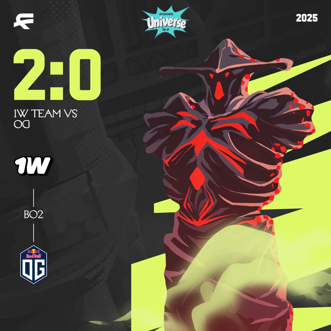 fissure_eng's tweet image. 1w Team showed some great Dota ❗️
Looking forward to the match L1GA TEAM vs Wildcard 👇
Exclusively on @KickStreaming
kick.com/fissure_dota_en