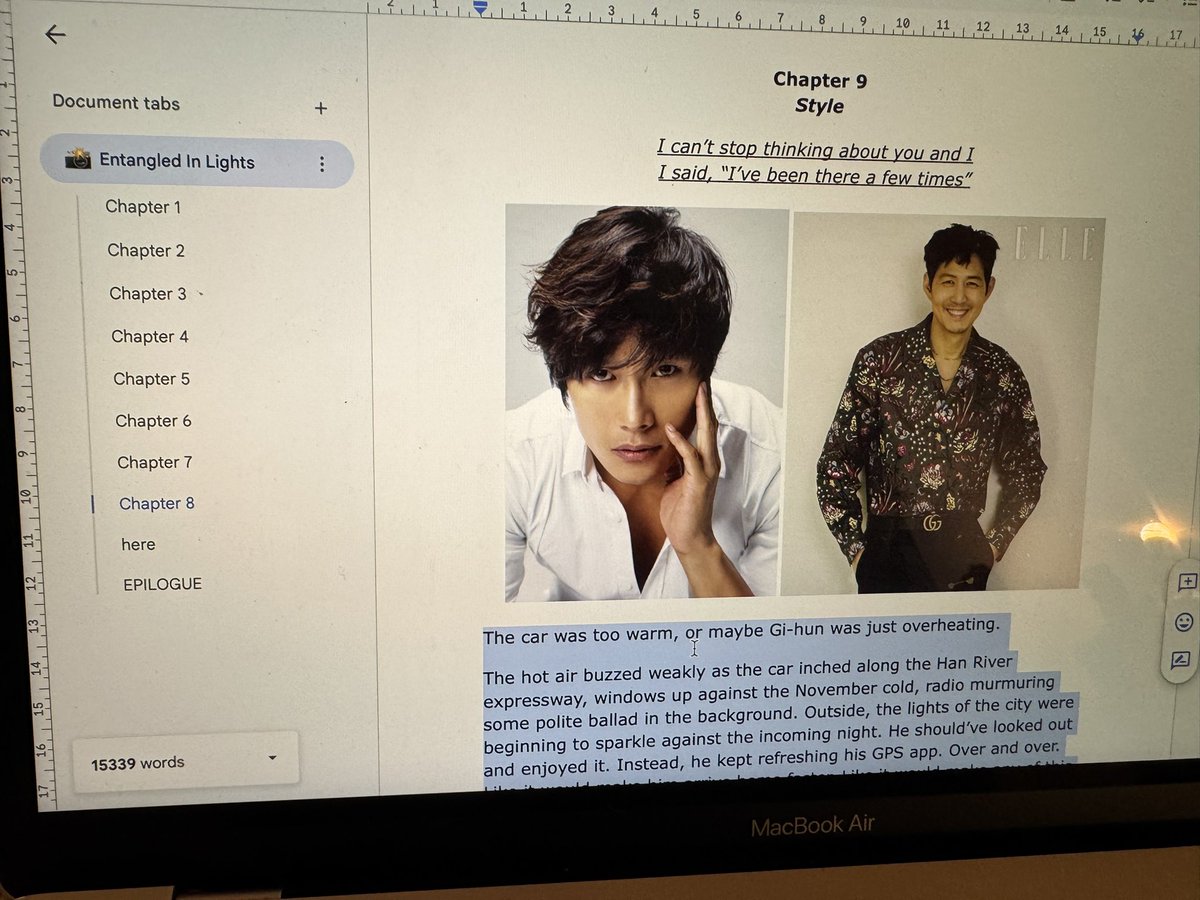 DumbWriter's tweet image. Good news, I technically could post the new chapter today
Bad news, it’s 15k words 🤣
Nobody is gonna read something that long. Help.