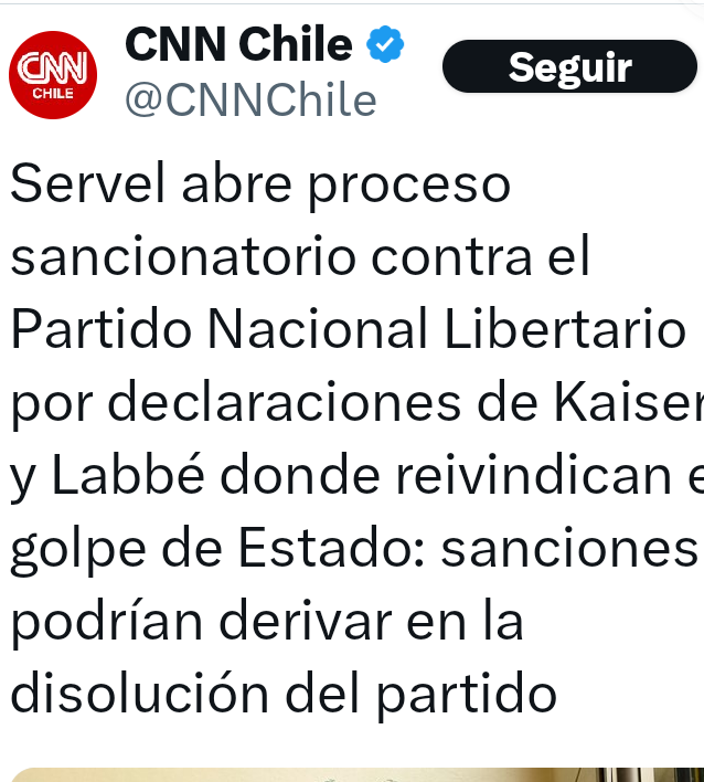 <a href="/ServelChile/">Servicio Electoral</a> El <a href="/ServelChile/">Servicio Electoral</a> está secuestrado por operadores políticos de extrema izquierda, es un peligro que los votos de los chilenos esté en manos de está delesnable gente.