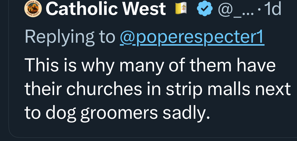 _CatholicWest's tweet image. I regret posting this about Protestant churches. Mea culpa. It wasn't done in a spirit of charity or kindness so I'm sorry. I've deleted it.
