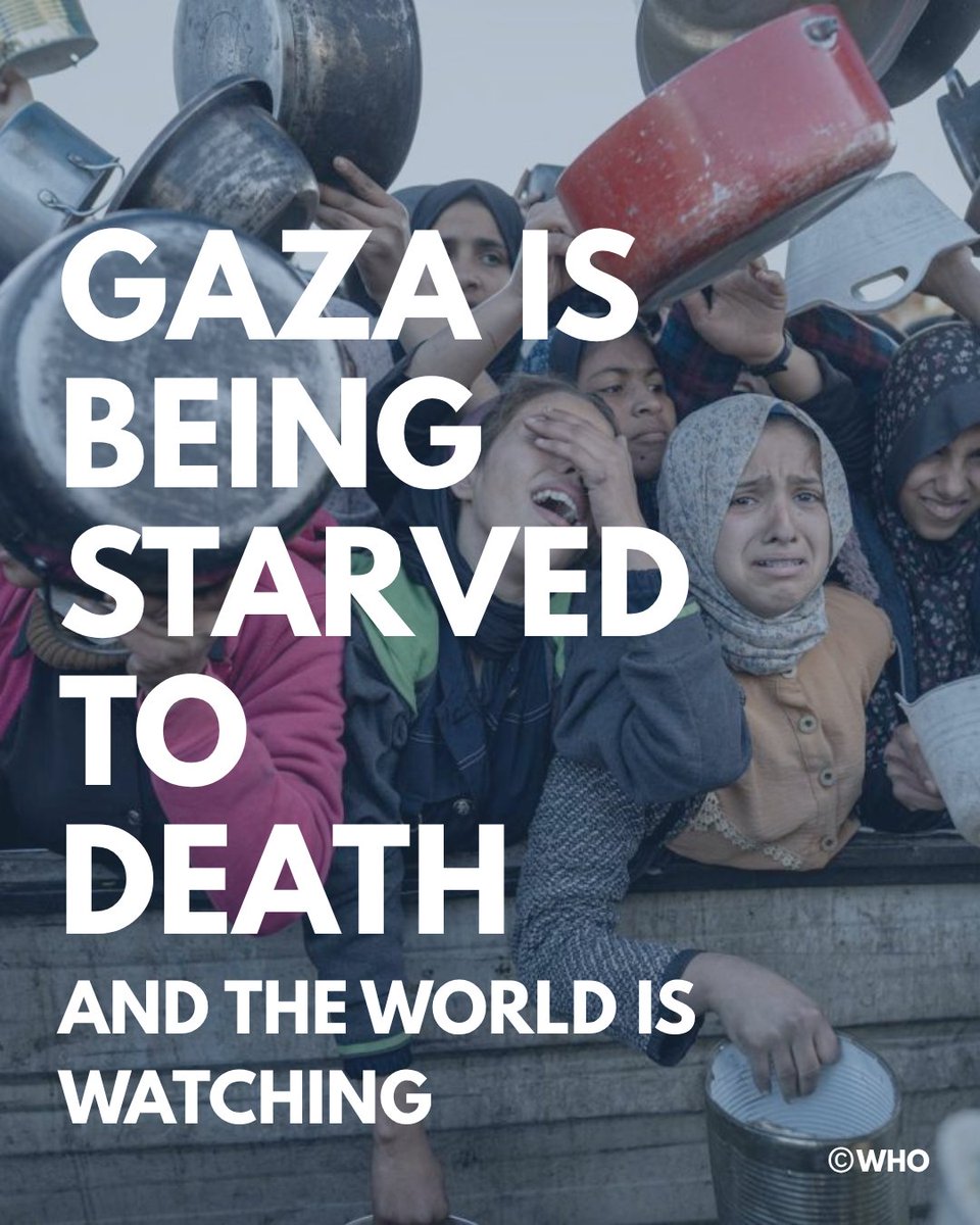 theICTJ's tweet image. Gaza is being starved to death, and the world is watching. Humanitarian aid must reach Gaza unconditionally and without delay. Aid distribution sites must be protected.