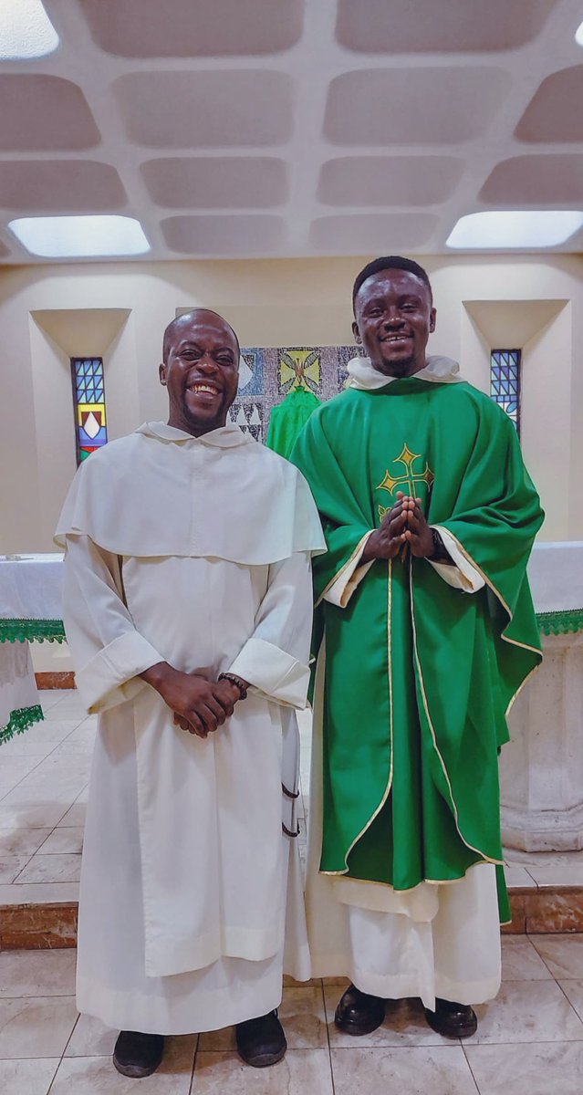 FriarJ's tweet image. The day I celebrated my First Dominican Conventual Mass in the Dominican Priory Chapel of St. Dominic, Lagos.
02/06/2025 with @FriarJayOwoh an elder brother indeed.
#Catholic #CatholicX #CatholicTwitter #CatholicChurch