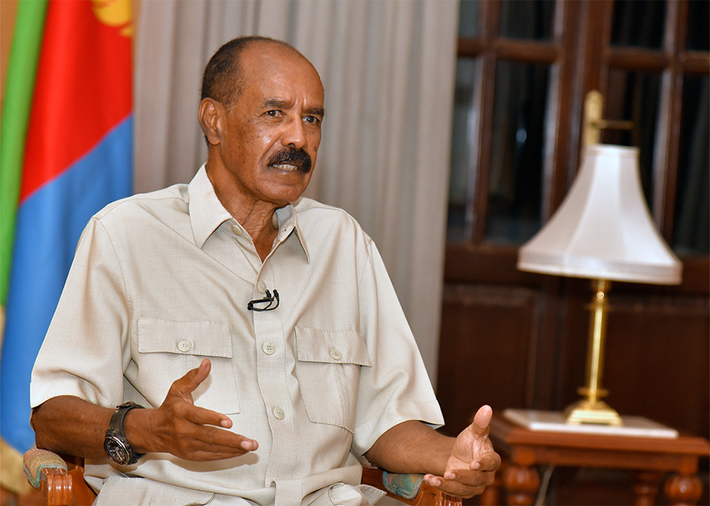 hawelti's tweet image. INTERVIEW WITH PRESIDENT ISAIAS AFWERKI: ON GLOBAL AND REGIONAL ISSUES;
PART I - Second Segment
Important themes broached include Africa's development/industrialisation challenges and its potential role in the new emerging global order; Ethiopia's illicit quest for sovereign…