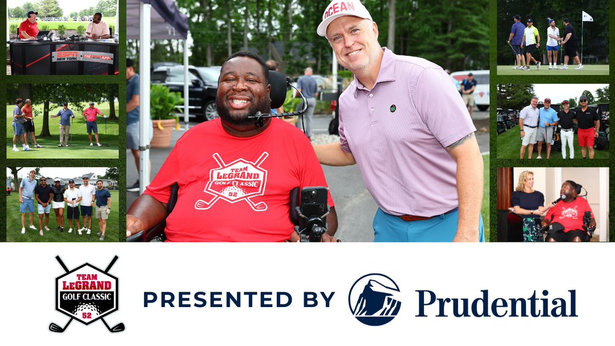 ReeveFoundation's tweet image. Thank you for making the inaugural Team LeGrand Golf Classic presented by @Prudential such a success. Over $100,000 was raised toward our mission to cure spinal cord injury and improve the quality of life for all those impacted by paralysis.
📷 Dakota Moyer Photography