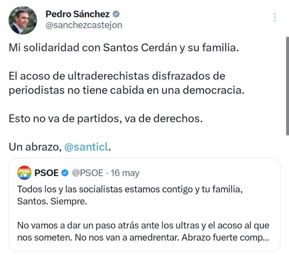Que no se nos olvide. El “1” solo soltó amarras cuando ya el TS había cazado a su “2”