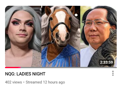 GentlemanRural's tweet image. A thumbnail from a recent livestream by .@mattbahr6 poking fun at the "Comicsgate Queens".
Lamentably, I immediately grasped the references.