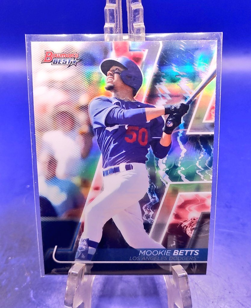 Hoerner1st2018's tweet image. Mookie Betts
All Auctions end at 8:00pm CST
Final Round for the week
Monday-Wednesday next
Bidding starts at just a $.25
After that IDC
Bid to win
Orders over $50 ship FREE
Totals on 7/30/2025 or cash out at anytime
Happy collecting everyone
@sports_sell
@DWDReposts…