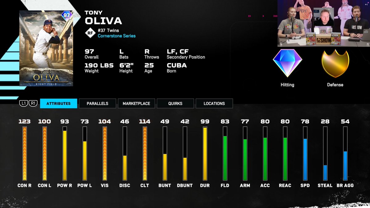 Nutzypoo_ttv's tweet image. New Cornerstone Cards

97 Dontrelle
97 Oliva
97 Raul Ibanez