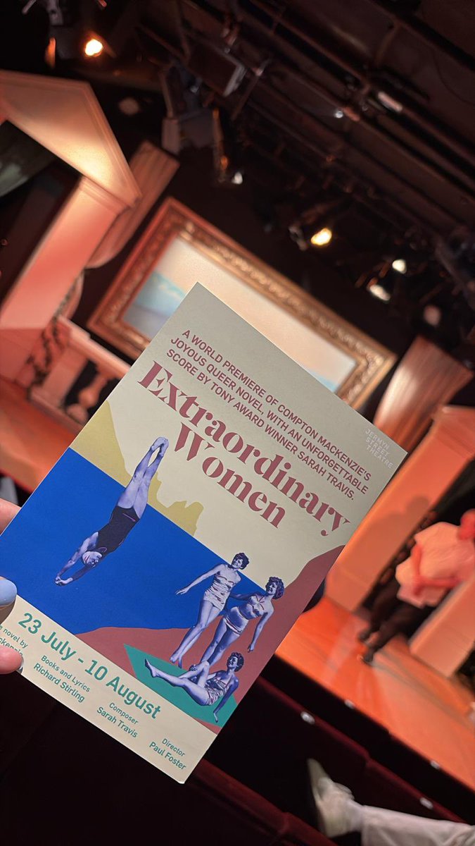 Paradi5eLibrary's tweet image. Friday night theatre and it’s a musical version of Compton Mackenzie’s ‘joyous queer novel’ @JSTheatre 💖
It’s a stunning cast so I have high hopes ☺️
Reviewing today for @theatreandtonic 🎭
#PressNight #TheatreTweet #Theatre