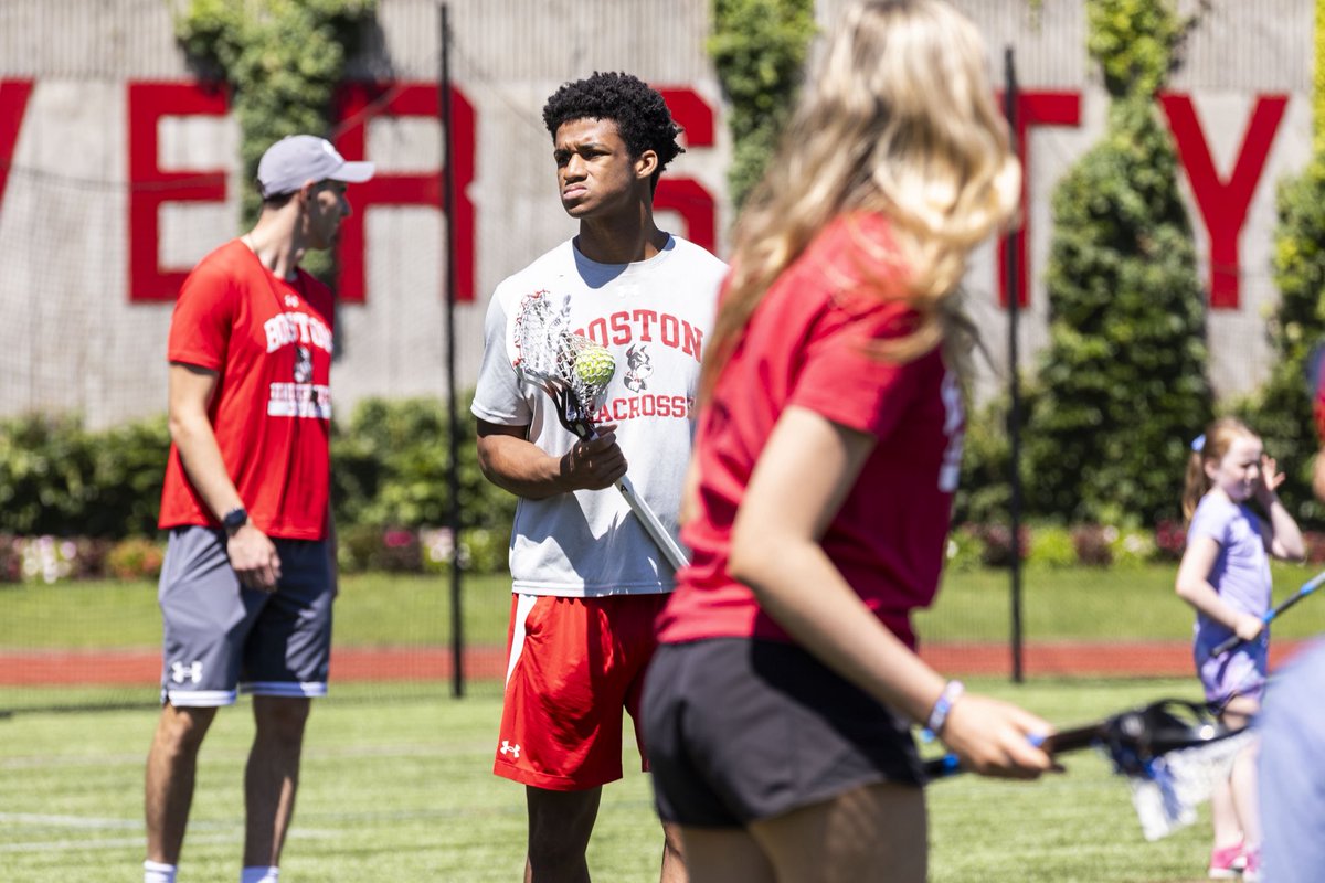TerrierMLAX's tweet photo. We had a blast playing 🥍 and hanging out with the campers from @BCYFcenters Leahy-Holloran Community Center in Dorchester earlier this week! https://t.co/biFxIKZvOY