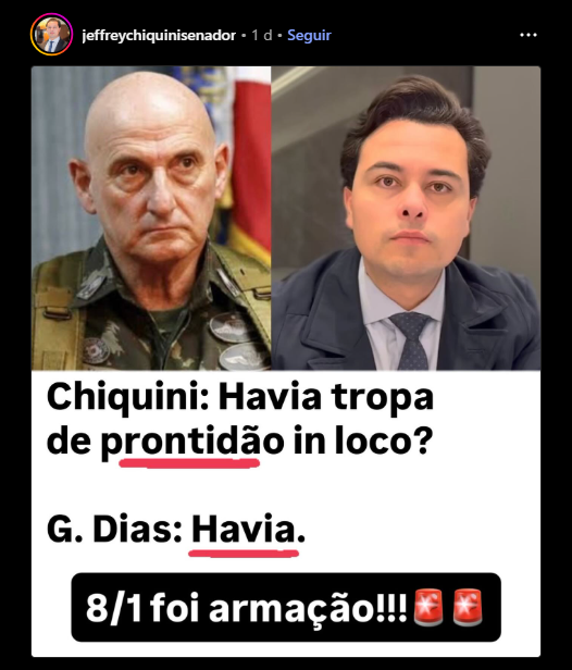 BrazilenDireita's tweet photo. Oxi?
Então quer dizer que o golpe de 8/1 foi uma armação???
#golpedopt #chiquini #armacao #golpe #gdias https://t.co/3ascZy7RsW