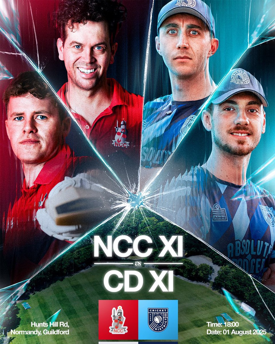 Normandy Cricket Club (@normandy_cc) on Twitter photo 1๏ธโฃ Week Today! ๐ฟ๐ฅณ
Weโre hosting the Cricket District XI at #NCC next Friday ๐
๐: <a href="/normandy_cc/">Normandy Cricket Club</a> // Hunts Hill Road
๐: T20 Format
โฐ: 18:00 Start Time
๐งต: Absolute Badger Stall
๐: BBQ, Music, Raffle & MORE!
๐บ: Anyone Welcome
#NormandyCricketClub 1๏ธโฃ Week Today! ๐ฟ๐ฅณ
Weโre hosting the Cricket District XI at #NCC next Friday ๐
๐: <a href="/normandy_cc/">Normandy Cricket Club</a> // Hunts Hill Road
๐: T20 Format
โฐ: 18:00 Start Time
๐งต: Absolute Badger Stall
๐: BBQ, Music, Raffle & MORE!
๐บ: Anyone Welcome
#NormandyCricketClub