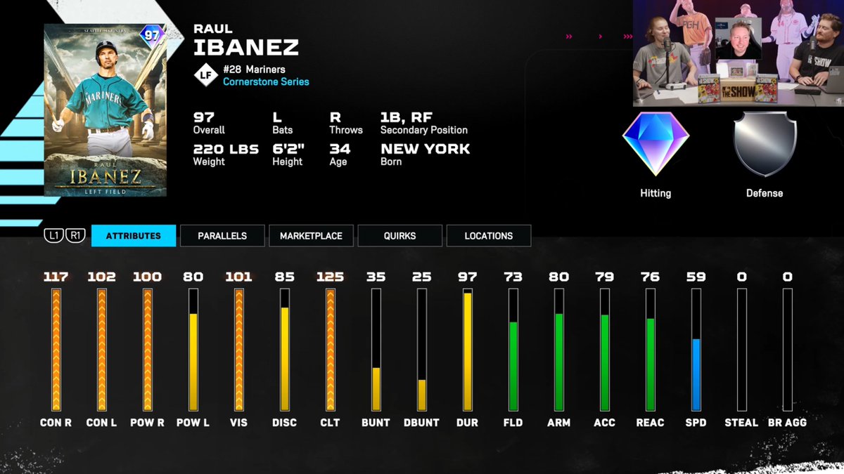 Nutzypoo_ttv's tweet image. New Cornerstone Cards

97 Dontrelle
97 Oliva
97 Raul Ibanez