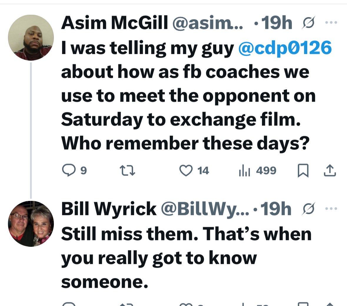 NCCoachesAssn's tweet image. A rich part of high school football lost to the march of technology. Anyone else have memories of Saturday film exchange traditions?