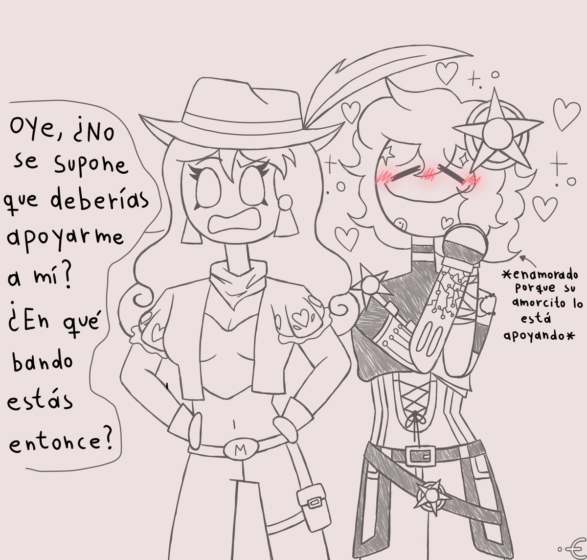 Ely__Coffee's tweet image. y un mini comic ajkajskaj- el oc que esta a lado del oc de Ara le pertenece a @/valeriandc13 en ig kakajak-