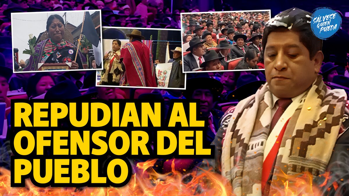 SQP_Peru's tweet image. Acuña fue abucheado en desfile y se burlaron de él por no saber multiplicar. Gino Ríos, presidente de la JNJ, admitió violencia familiar pero se niega a renunciar. Josué Gutiérrez "el ofensor del pueblo" fue repudiado en Puno por ser cómplice del gobierno.
youtu.be/SblJOfvN0v4