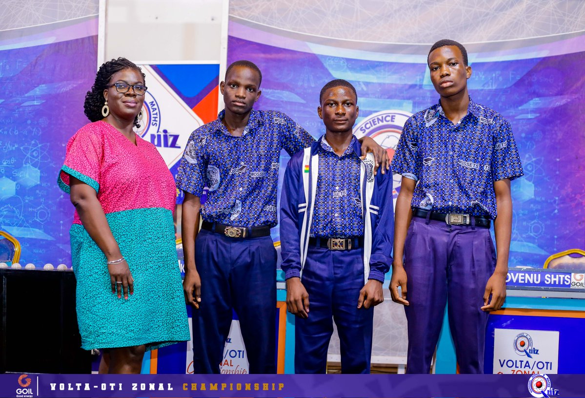 NSMQGhana's tweet image. VOLTA-OTI ZONAL CHAMPIONSHIP:
End of Contest
Wovenu SHTS: 38pts
Anlo SHS: 37pts
Kadjebi-Asato SHS: 33pts
OLA SHS, Ho: 24pts
WOVENU SHTS!!!!🔥💯
@Goil_Official
#NSMQ2025 #Primetime