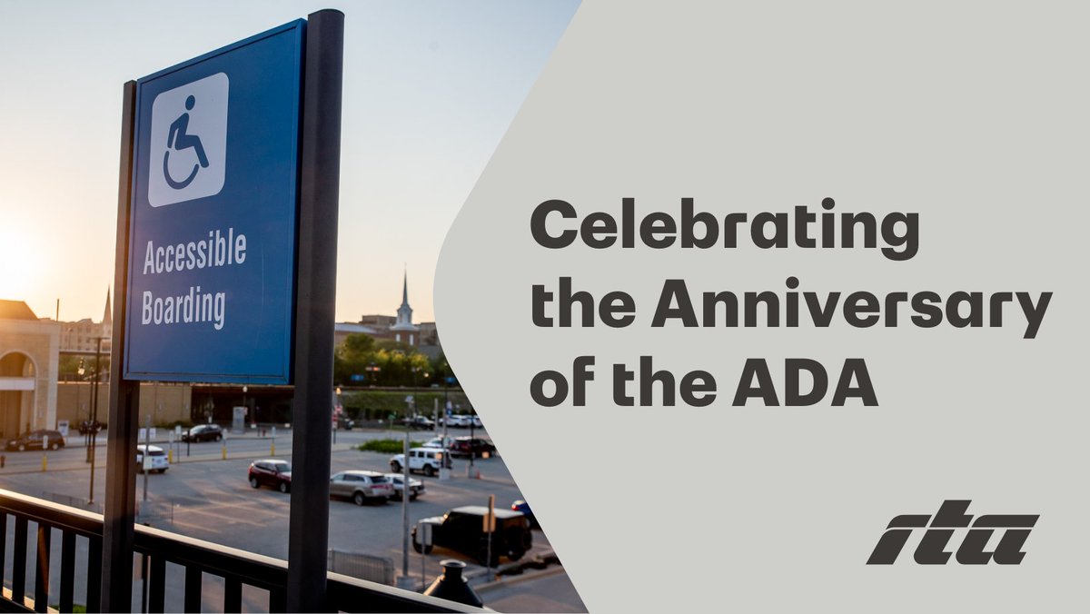 RTA_Chicago's tweet image. On July 26, 1990, the Americans with Disabilities Act was signed into law.
To celebrate the 35th anniversary, we have published a new blog to gather useful information about fares and accessibility features for riders with disabilities: rtachicago.org/blog/2025/07/2…