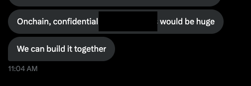 mikeyanderson's tweet image. Relationships are the 🔑.
Just met with a Think Builder yesterday who is a former executive in industry X who wants to incubate with us.
One of our investors posted about how their protocol should be used for X.
I share the idea... and now we're gearing up for a pitch.